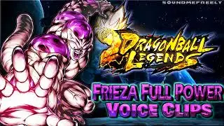 All Frieza Full Power Voice Clips • Dragon Ball Legends • Voice Lines (Christopher Ayres) - ENGLISH