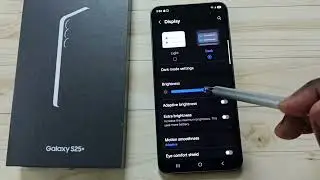 Samsung Galaxy S25/S25 Plus | How to Turn On/Off Adaptive Brightness
