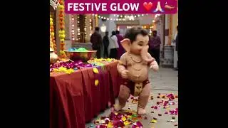 &ldquo;Festival Chaos 🎉 | Baby Ganesha&rsquo;s Funny Festive Mischief 🐘✨ #shorts