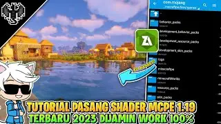 😱KELAS!! cara pasang shader mcpe 1.19 terbaru 2023 - Dijamin work 100% di mcpe 1.19+