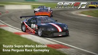 NFS Shift 2 Unleashed | Toyota Supra | Gameplay Elite Mode | Enna Pergusa Italy Race Surface Book 2