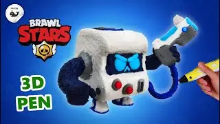 3D PEN | 8-BIT FROM BRAWL STARS| HOW TO MAKE 8-BIT FROM BRAWL STARS WITH A 3D PEN | FREE TEMPLATE