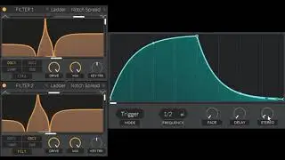 Stereo LFOs and parameter modulation