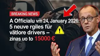 🚨 Offiziell ab 24. Januar 2026: 5 neue Regeln für ältere Fahrer – Bußgelder bis zu tausend Euro!