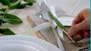 Inspiration for your dinner party: place cards 1