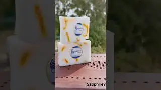 SHEA BUTTER SAFFRON SOAP... Safe & mild for skin 💕✨ #handmade #sapphire #natural Dm @ 7893841213