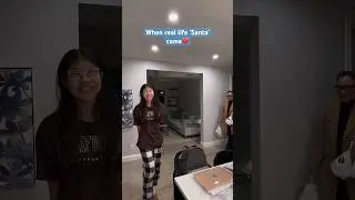 When real life &lsquo;Santa&rsquo; came🥰 #bonding #family #funnyvideo #love
