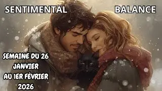 BALANCE ♎️ GUIDANCE SENTIMENTALE DU 26/01 AU 1 /02/ 2026❤️ #guidancesentimentale #tiragesemaine 