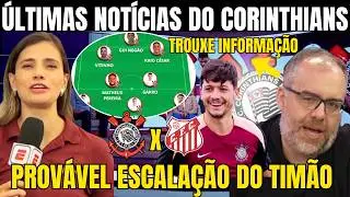 DIA DE CORINTHIANS NO PAULISTÃO! PROVÁVEL ESCALAÇÃO E MAIS INFORMAÇÕES DO TIMÃO! RESERVAS EM CAMPO!