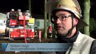 Feuer am Verdener Schützenhaus