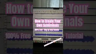 How To Make Your Own Subliminals (for Free!) 🧠✨