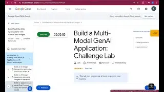 [Solved June 2025] Multi-Modal GenAI Application: Challenge Lab | bb-ide-genai-004 | Task 1 & 2