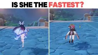 Columbina Run Speed Comparison | Genshin Impact