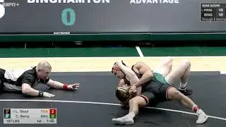 197lbs Luke Stout (Princeton) vs Cayden Bevis (Binghamton)