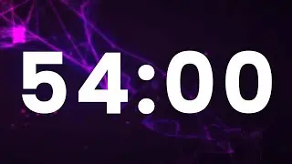 54 Minute Timer - 3240 seconds countdown - clean and simple [ELECTRIC]