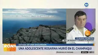 UNA ROSARINA MURIÓ CUANDO SUBÍA EL CERRO CHAMPAQUÍ
