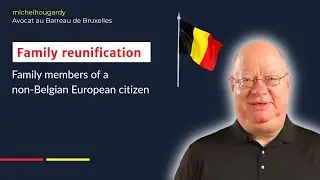 Family reunification : 3/4 - Family of a non-Belgian European Citizen