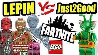 Fortnite LEGO Custom Draft Just2Good vs LEPIN Minifigures