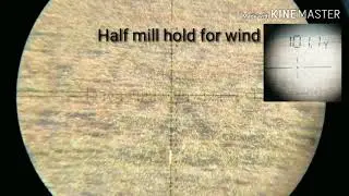 PX 100 Achilles + 13.43Jsb holdover skills test