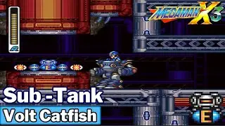 Megaman X3 - Volt Catfish Sub-Tank Location