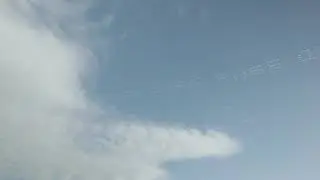 Cannabis Advertising with Digital Skywriting aka Skytyping services over Coachella, CA