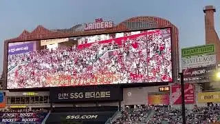 Korean Baseball cheering Culture | Incheon SSG Landers Song | Insane Fan cheering experience | 2022