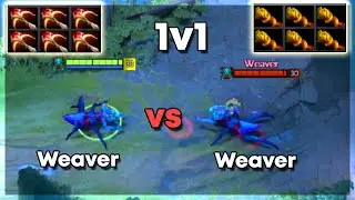 6x Daedalus Weaver vs 6x MKB Weaver | Dota 2 1v1 Level 30 | Who Will Beat?