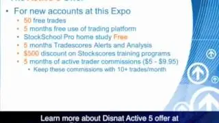 Disnat Active 5 Offer - For Active Investors  - SCATE 2012