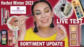 ESSENCE Sortiment Update 2023 Herbst / Winter 💛 Live Test #natalinordbeauty
