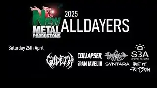 McLeans Pub, Pentre NEW Metal All Dayer 260425 - GODETH, COLLAPSER, SPAM JAVELIN, etc