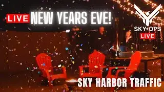 🔴LIVE SkyOps Fireside PlaneSpotting NEW YEARS EVE ✨DESERT NIGHT SKY + PHX SkyHarbor Traffic!