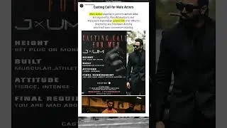 Casting Call for Actors