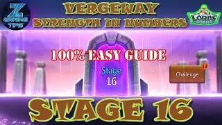 Vergeway Strength in Numbers Stage 16 | Lords Mobile Vergeway Stage 16 100% Easy Guide Lords Mobile