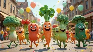 Vegetables Nursery Rhymes | Broccoli is a Tree @kiddotube55 Nursery Rhymes & Kids Songs 