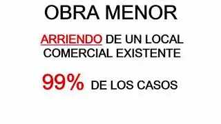 Obra nueva y obra menor / Arquitecto Javier Espinoza