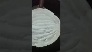Rice roti with liquid dough🍛