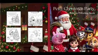Christmas festive  colouring book  