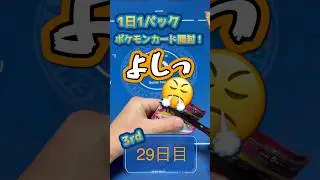 [Pok&eacute;mon Cards] Open one pack a day! [3rd Day 29]