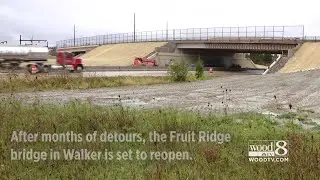 Fruit Ridge bridge in Walker set to reopen after months of construction