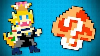 Bowsette in Mario Maker! Mystery Mushroom Costume