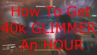 How To Get 40k GLIMMER AN HOUR - Destiny (Live Commentary)