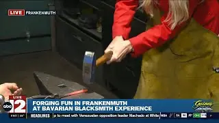 Bavarian Blacksmith Experience offers forging in Frankenmuth