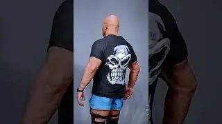 WWE 2k23 stone cold with arrive raise hell and leave shirt
