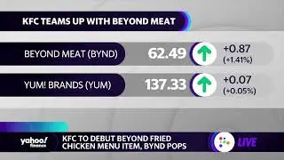 Beyond Meat stock pops ahead of new KFC menu item