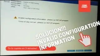 SOLUTION: Error configuration invalid Time-of-day not set- Please run SETUP program