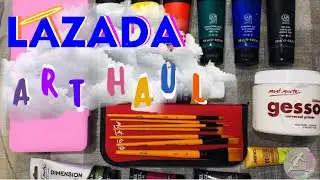 Where to Buy Affordable Art Materials? Part 2 | Lazada Art Haul Philippines - mhaipen art
