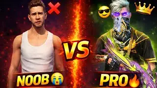 😱free fire noob vs pro lone wolf challenge Pata nahi kon boyyah karega 😱☹️