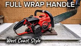 Hard To Find WEST COAST Homelite Super EZ Automatic Chainsaw Full Wrap Handle