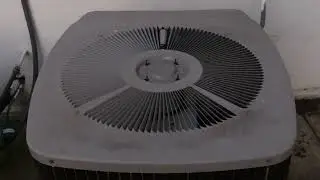 Vintage 1989 Carrier TECH 2000 Central Air Conditioner | Startup/Shutdown
