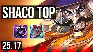 SHACO vs IRELIA (TOP) | 6 solo kills | BR Grandmaster | 25.17